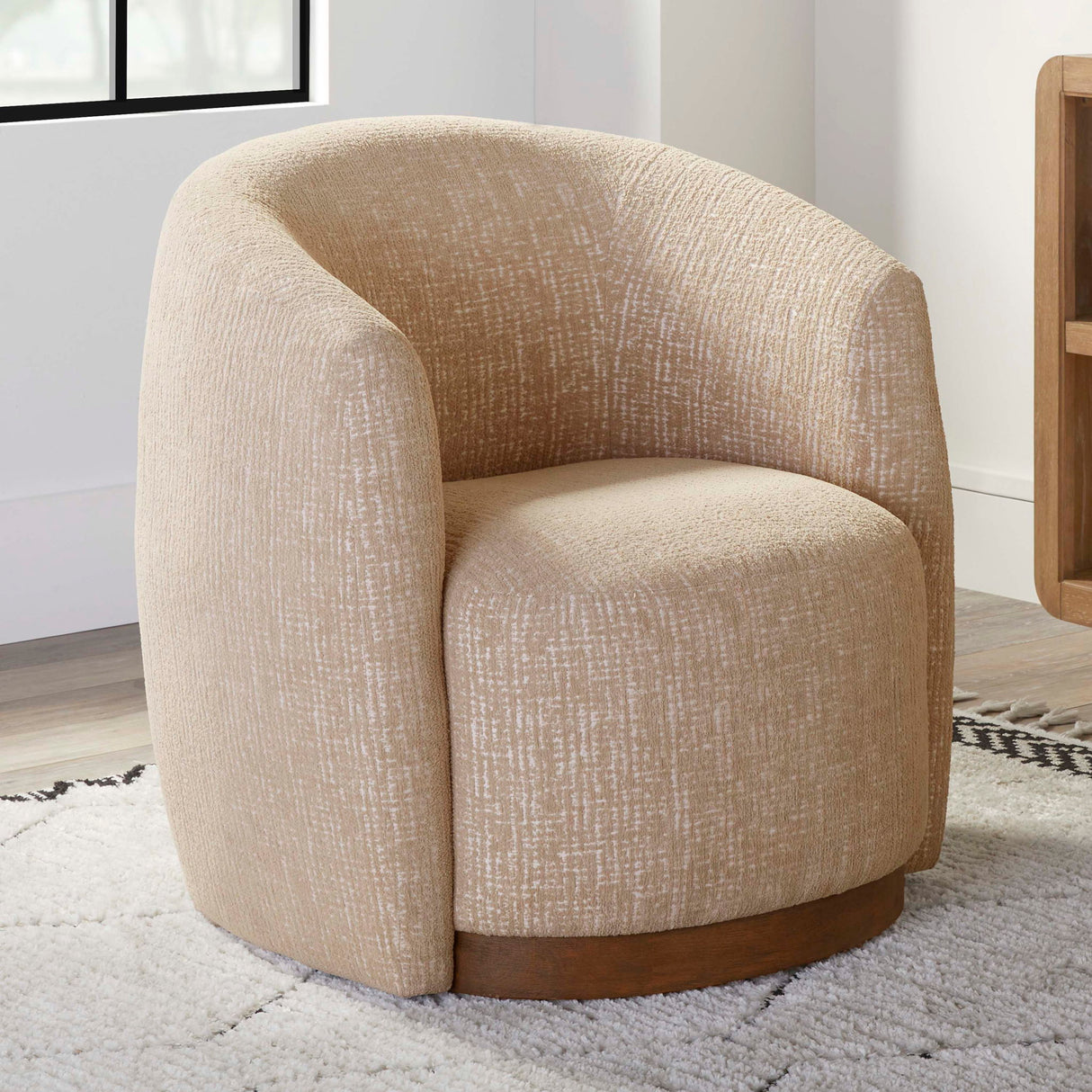 Tatum - Sillón giratorio decorativo