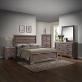 Lyndon - Mirror - Weathered Gray Grain
