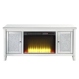 Noralie - Mueble de TV con chimenea