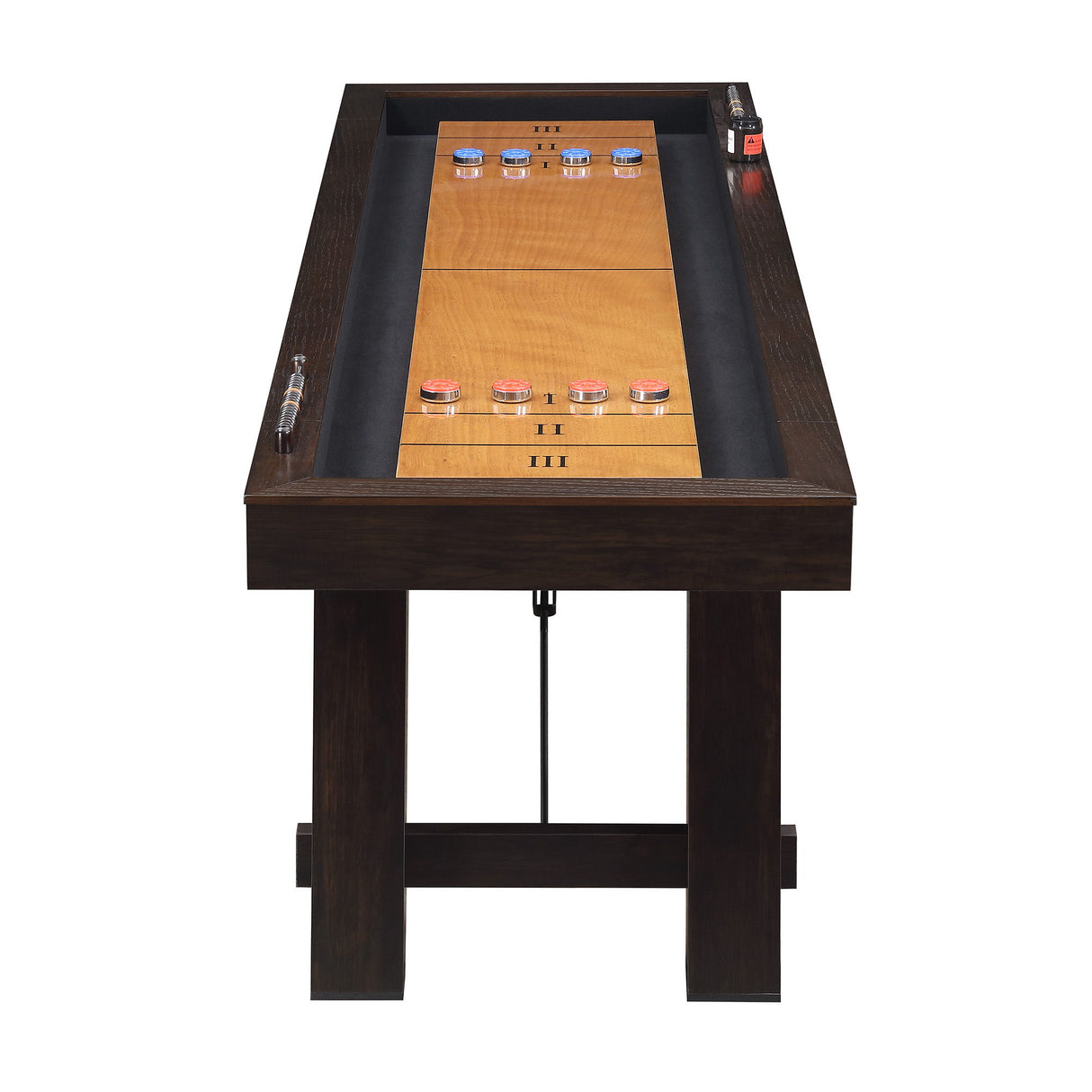 Titus - 108" Shuffleboard Table - Brown