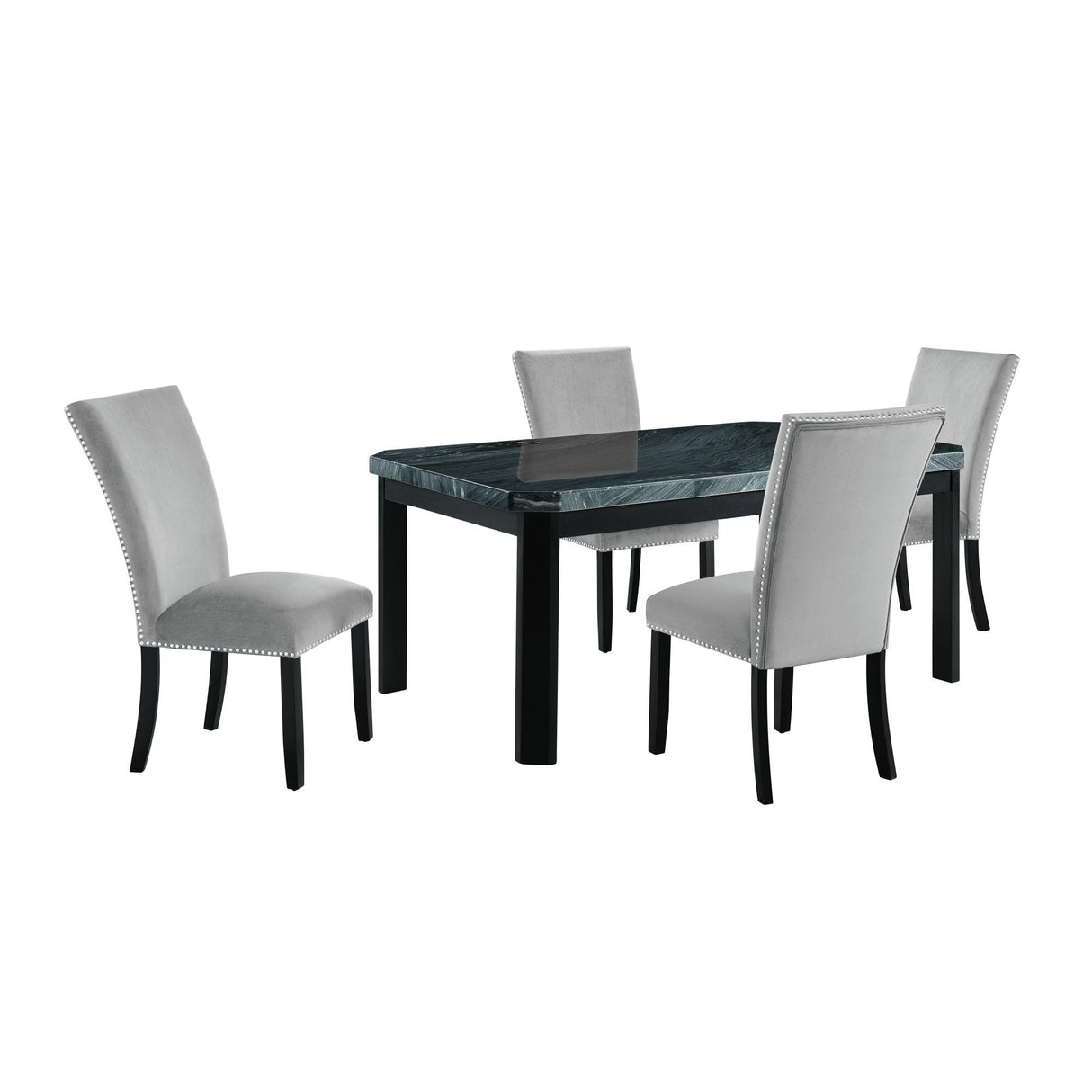 Francesca - Juego de comedor rectangular
