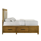 Harmony - Storage Bed With LED And Fabric