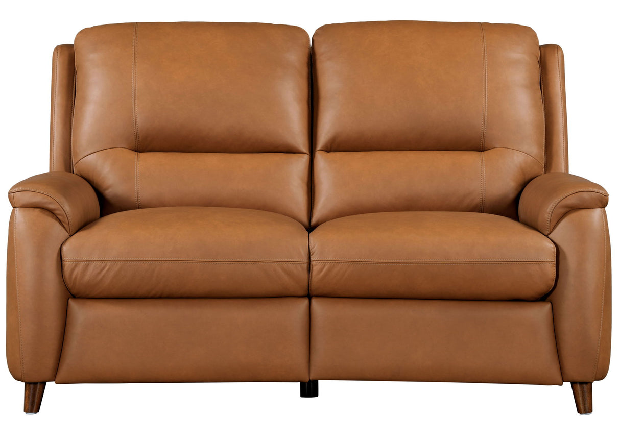 Austin - Power Reclining Loveseat P2 - Caramel Cream