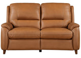 Austin - Power Reclining Loveseat P2 - Caramel Cream