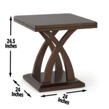 Jocelyn - 3 Piece Table Set - Brown