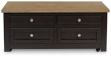 Drazmine - Lift Top Cocktail Table - Brown