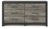 Broachmyn - 3 Pc. - Dresser And 2 Nightstands - Black / Gray