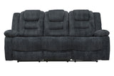 Bolton - Manual Reclining Sofa - Misty Storm
