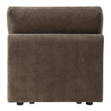 Theodore - Modular Armless Chair - Brown Chenille