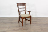 Tuscany - Arm Chair With Cushion Seat - Beige / Vintage Mocha