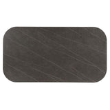 Kasa - Dining Table - Sintered Stone Top & Champagne