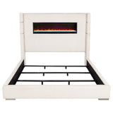 Tisdall - Upholstered Fireplace Bed