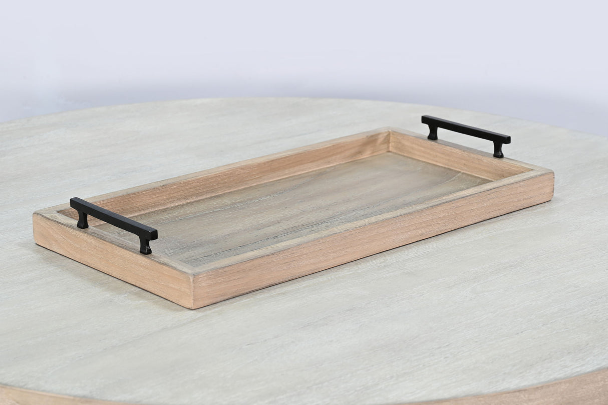 Tessa - Rectangular Wood Dining Table Tray