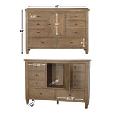 Riverdale - 6 Drawer Dresser - Brown
