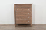 5-Drawer Chest With Tapered Legs - Oak Grove
