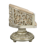 Sorina - Silla de comedor - Poliuretano y acabado dorado antiguo - 96,52 cm