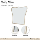 London Place - Vanity Mirror - Creamy Pearl