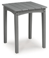 Cove Beach - Square End Table - Gray
