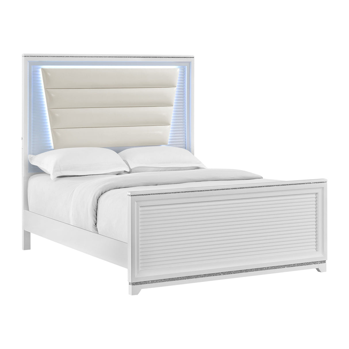 Denmark - Upholstered Bed With LED
