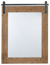 Lanie - Accent Mirror - Antique Brown
