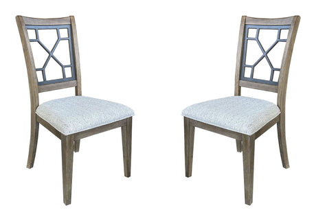 Sundance Dining - Grid Dining Chair (Set of 2) - Sandstone