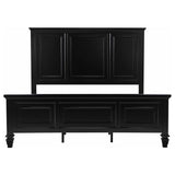Sandy Beach - 63" Panel Bed with High Headboard