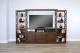 Homestead - Entertainment Wall (66,B,2Xp) - Tobacco Leaf
