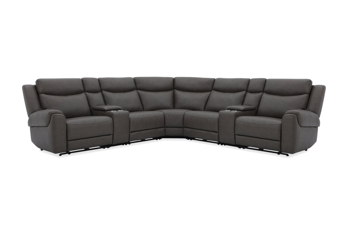 Momentum - Modular Power Reclining Sectional With Power Adjustable Headrests