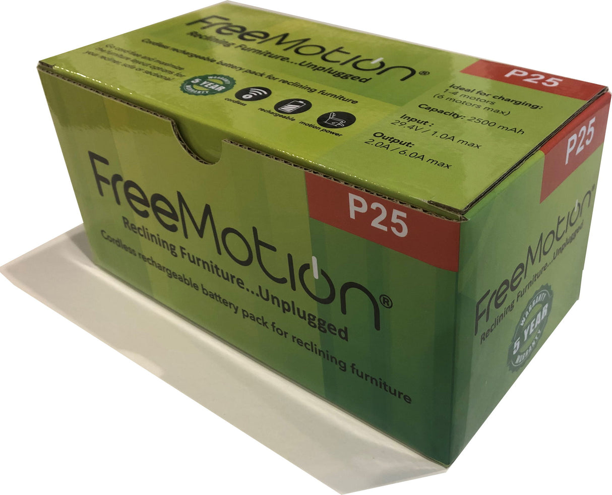 Freemotion - Batería de 2500 mAh y soporte universal - Negro