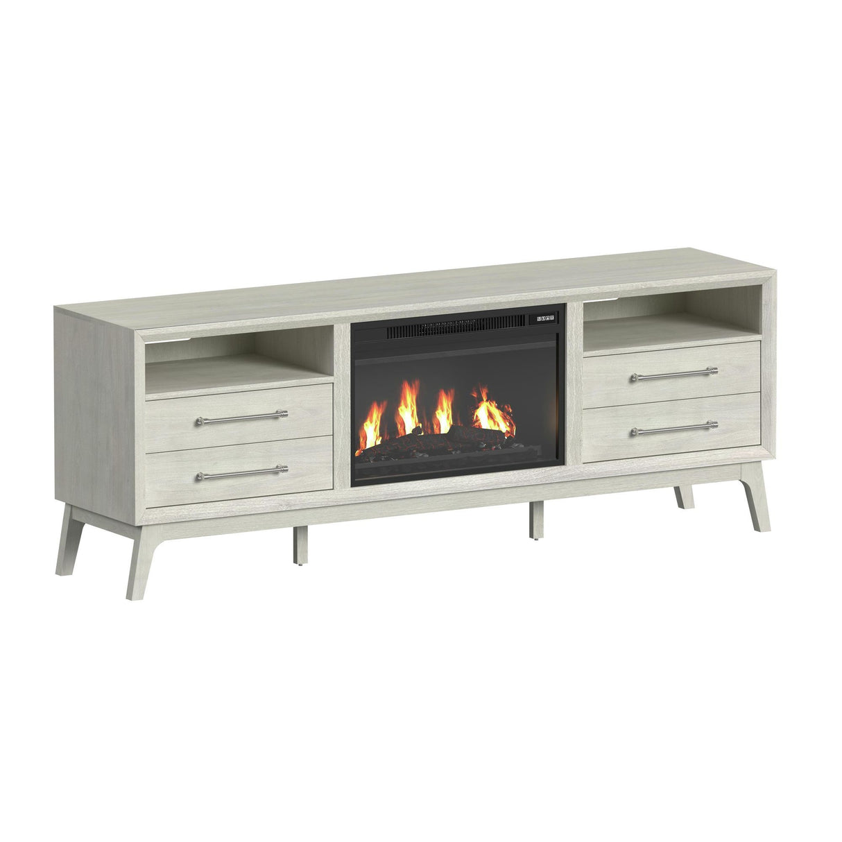 Westland - Mueble de TV de 4 piezas de 180,34 cm - Almendra