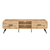 Rowan - 71" Low Profile TV Console - Natural