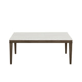 Essence - 70" Rectangle Dining Table With Marble Top