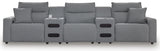 Modmax II - Seccional reclinable - Sal y pimienta