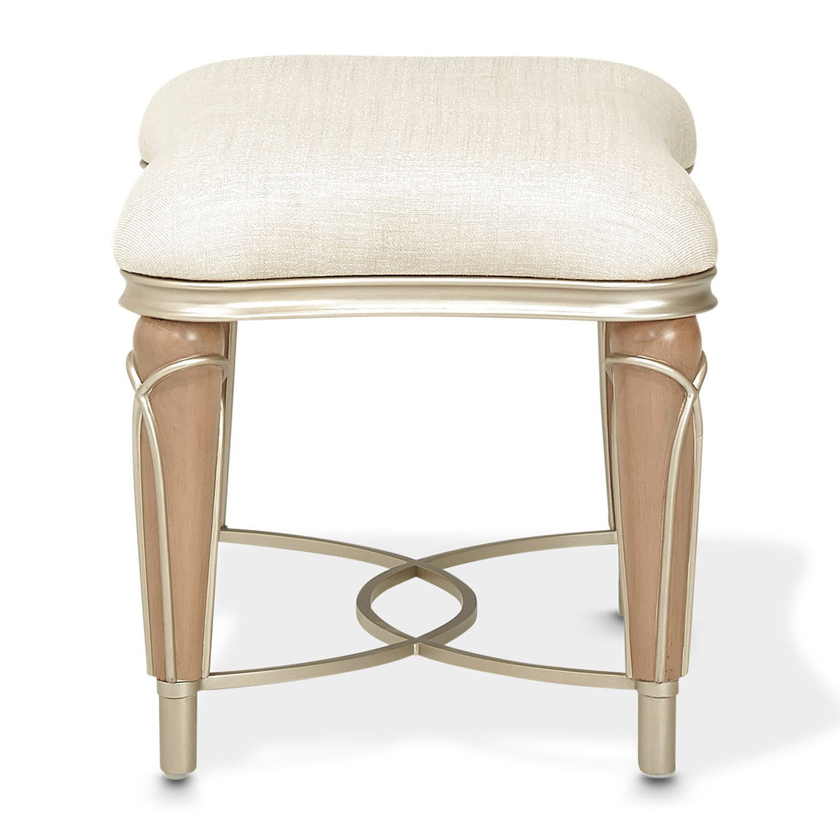 Villa Cherie - Ottoman - Pearl / Caramel
