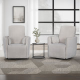 Turner - Sillón reclinable giratorio manual (Juego de 2)