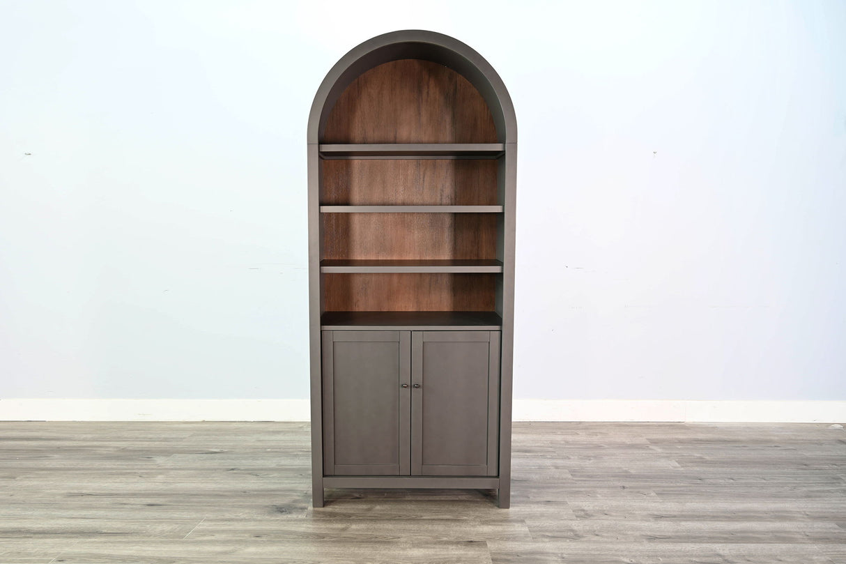 Arched Display Cabinet With Doors