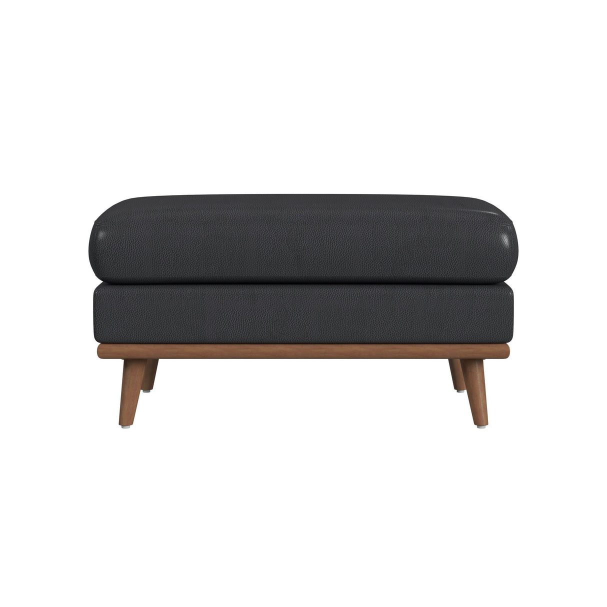 Horizon - Ottoman With Wood Base