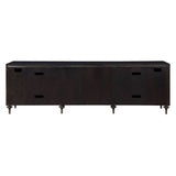 Diya - Console Cabinet - Forged Bronze & Espresso