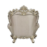 Danae - Silla - Tela, Acabado Champaña y Dorado