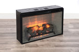 33" Wood Fireplace Insert - Black