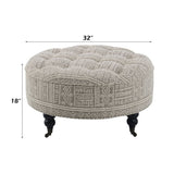Upendo - Otomana con ruedas - Beige