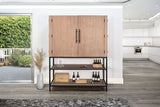 Violet - Wine Bar Cabinet - Oak Grove