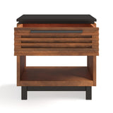 Graceland - Side Table - Black / Bourbon