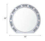 Noralie - Decoración de pared - Con espejo y diamantes de imitación - 29"