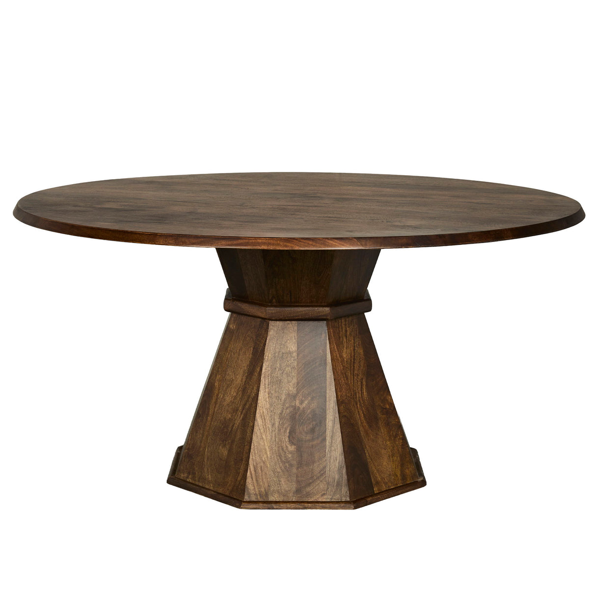 Portico - Dining 60" Round Table - Warm Brown