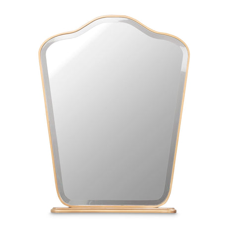 Camellia Field - Vanity Mirror - Gold