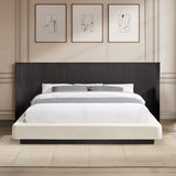 Clayten - Queen Bed - Beige / Espresso