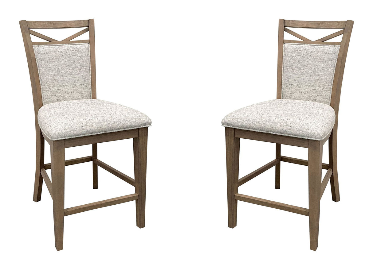 Americana Modern Dining - Upholstered Counter Chair (Set of 2) - Cotton