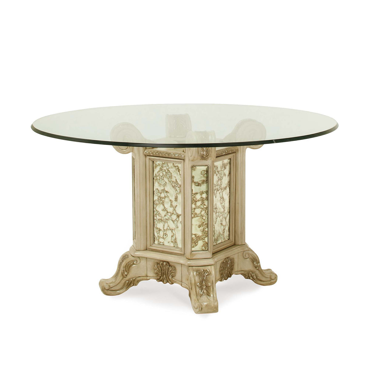 Platine de Royale - Round Dining Table - Champagne