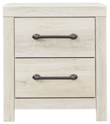 Cambeck - Whitewash - Two Drawer Night Stand